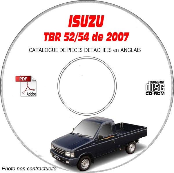 Éviter les erreurs de commande de pièces Isuzu TBR 52 54 via ce CDROM