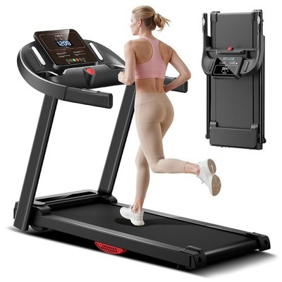 ROBORE P9 Folding Treadmill for Home,2.5HP, Brushless,7.5MPH,Heart Rate Sensor