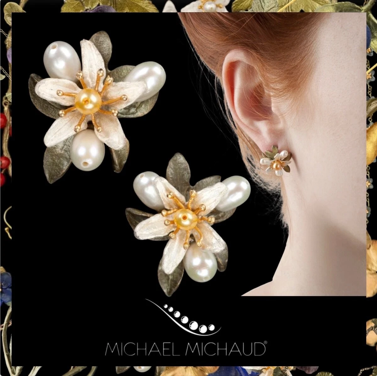 Flowers & Plants White Dangle/Drop Fashion Earrings for sale | eBay