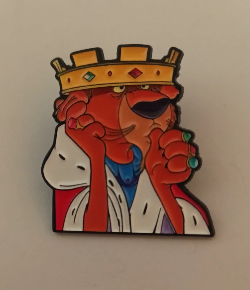 PRINCE JOHN Robin Hood PIN 2+ PINS $5.49 SHIPPING-SPEND $20 SHIPPING IS FREE