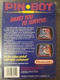 pin bot nintendo NES sans notice PAL boite UKV 🇬🇧 + cartouche FRA 🇨🇵