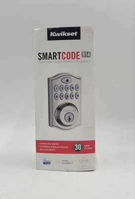 NEW KWIKSET SMART CODE 914 TOUCHPAD ELECTRONIC DEADBOLT, 30 CODES USER KEYLESS
