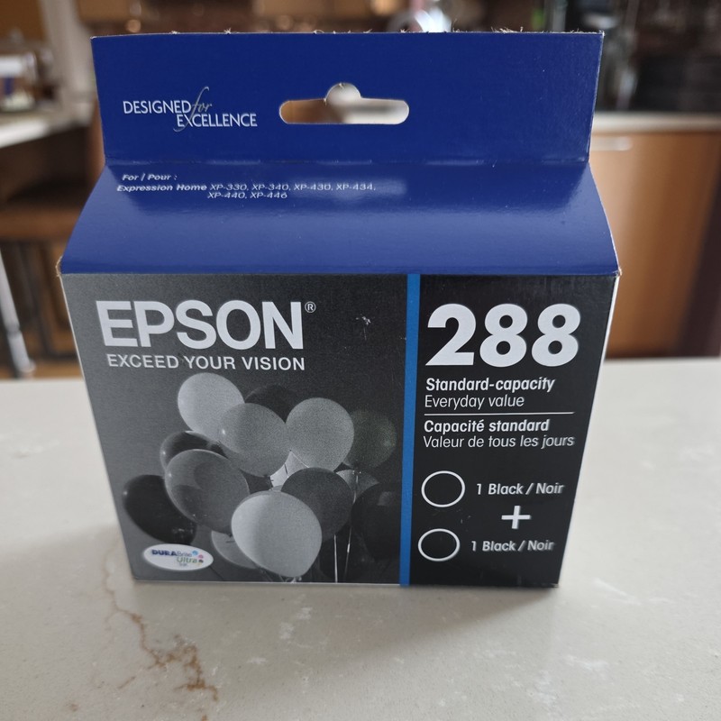 EPSON 288 DURABrite Ultra Ink Standard Capacity Black Cartridge (T288120-S)