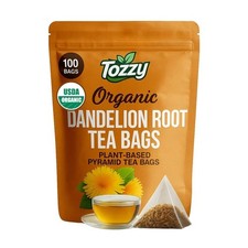 100 Count Organic Dandelion Root Tea - USDA O...