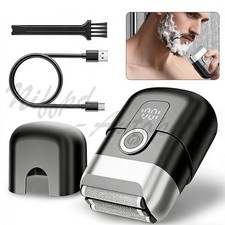 Electric Foil Shavers for Men/Mini Electric Razor/Foil Shaver for Face Wet Dry
