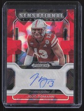 2023 Chronicles Draft Picks #SS-JOB JoJo Domann Sensational Signature Red Ice