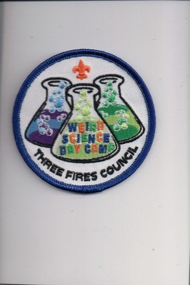 Three Fires Council Weird Science Day Camp patch
