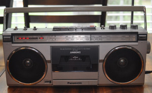 Panasonic RX‑5180 Vintage Boombox-Radio Sounds Great, Cassette Needs Adjustment