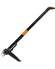 COSPARX Weed Puller Tool 4-Claw -  Extra-Long 43” Handle - No Bending Easy Eject