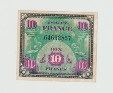 Frankreich. 10 Francs 1944.  (V15)