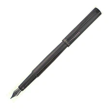 Hoerner (Hörner) Fortress Fountain Pen, Black, Medium Nib