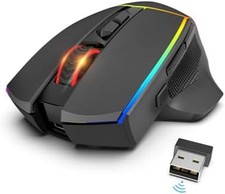 Wireless Gaming Mouse, Tri-Mode 2.4G/Bluetooth/USB-C, 7 Programmable Buttons