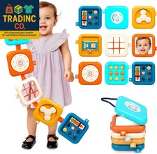 Busy Board for 1 Year Old Montessori Toys for 1 2 Boy Girl Toys Toddler Car Airp