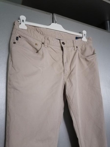 Men Polo Ralph Lauren Jeans Beige Cotton 32 / M /