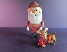 Rudolph The Red Nosed Reindeer "Skinny Santa" Complete Baby Rudolph, Accessories