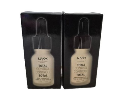 NYX Professional Total Control Drop Foundation Shade 06 Vanilla 0.43 oz - 2 Pack