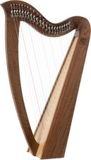 Arpa Celtica in Legno di Noce 22 Corde in Nylon con Borsa Chiavi Accordatura