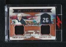2021 Leaf Art of Hockey Bronze 11/45 Vincent Lecavalier Martin St Louis HOF 11jd
