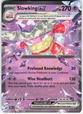 Slowking ex 086/193 Double Rare Paldea Evolved Pokemon EN Holofoil NM