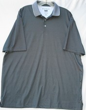 Hickey Freeman short sleeve polyester/spandex blend golf shirt men's size XL
