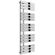 Reina Sesia Designer Heated Towel Rail 1500mm H x 500mm W Chrome