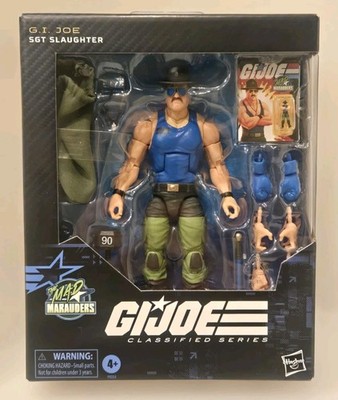 MIB GiJoe Classified The Mad Marauders Sgt Slaughter Figure