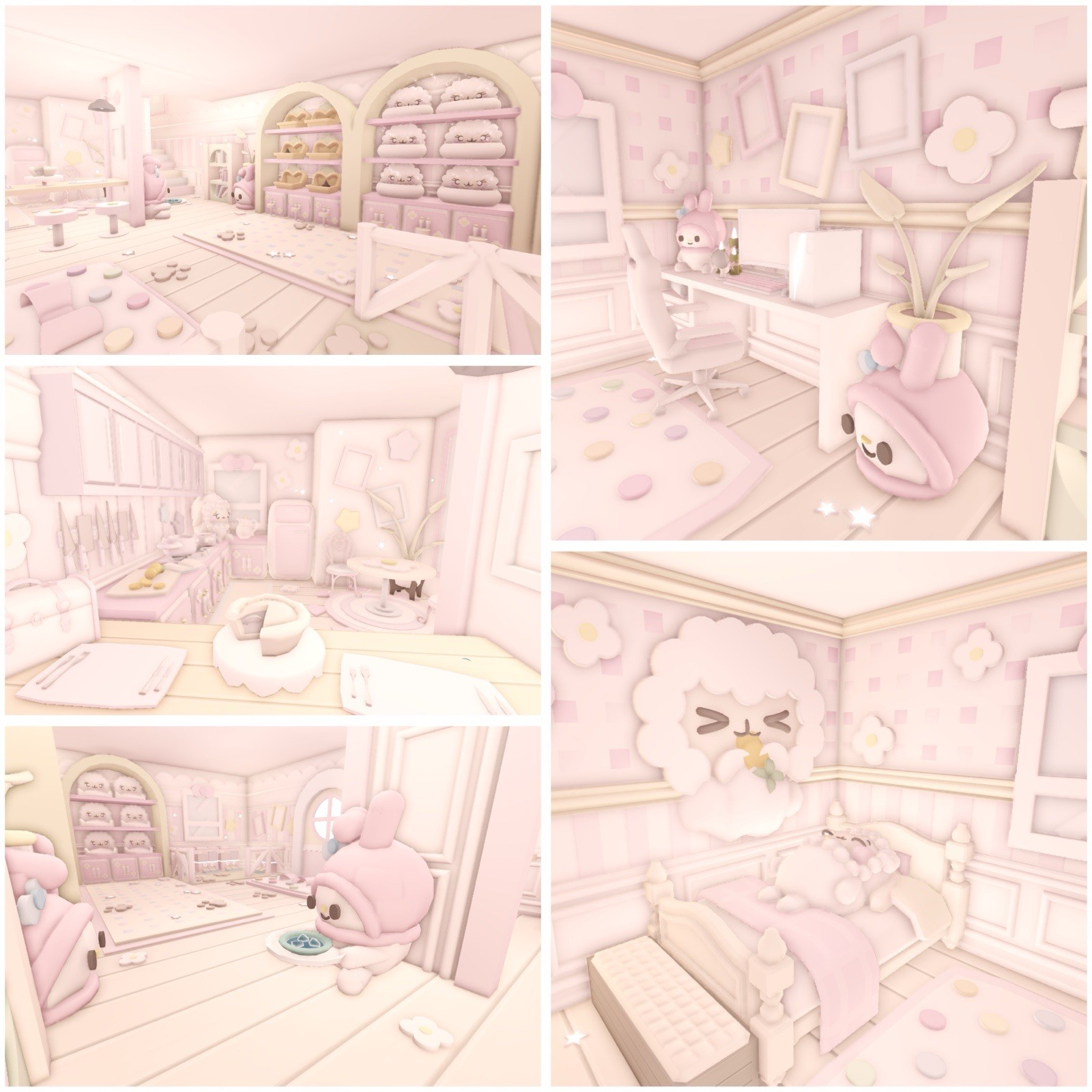 🌸🐇 My Melody Pink Sanrio Cute Aesthetic Preppy Adopt Me House Home 🐇🌸