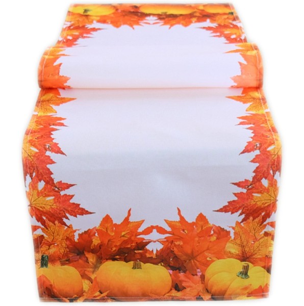 TischläUfer Halloween Tischdecke Herbst 40X140 KüRbis Decke Tischdekoration-image