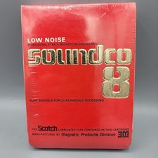 Soundco 8 Low Noise Quadasonic Recording 8-track Tape cartridge by Scotch NEW