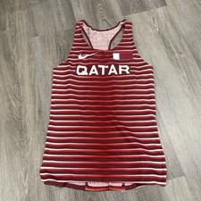Nike Pro Elite Qatar Track & Field Running Singlet CI8137-611 Sz XS Made In USA