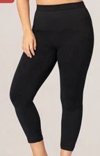 Empetua By Shapermint High Waisted Shaping Capri Leggings 2XL Black New