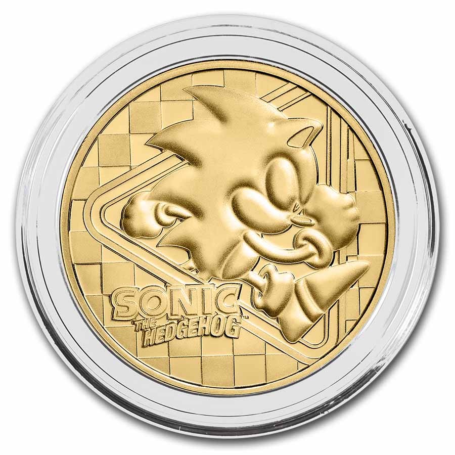 2022 Niue 1 oz Gold Sonic the Hedgehog BU | eBay