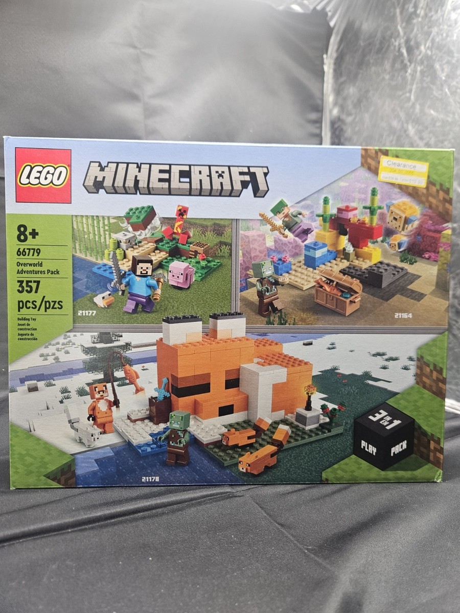 New & Sealed! Lego 66779 Minecraft Overworld Adventures Pack 3