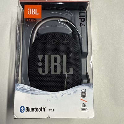 JBL Clip 4 Portable Waterproof Bluetooth Speaker Black JBLCLIP4BLKAM Free Ship