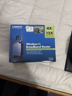 Linksys WRT300N Wireless-N Broadband Router 4 Port MIMO Technology Cisco Systems