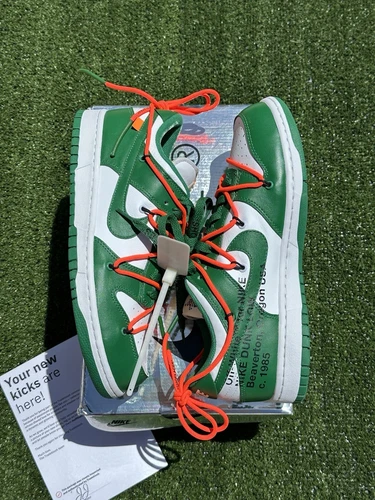 Nike Dunk Low x Off-White Pine Green