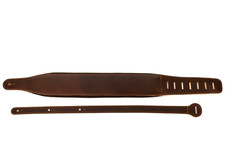 New Guitar Straps - Adjustable, Soft and Wide - Quality Genuine Leather DR-Brown