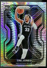 2020-21 PRIZM TRE JONES HYPER PRIZM SPURS ROOKIE PHENOM RC 💎🔥💎🔥