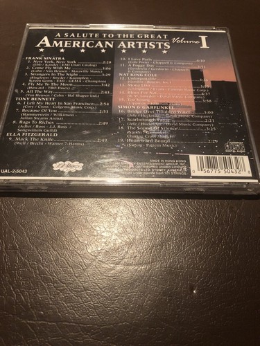 Salute to the Great American Artists, Vol. Cuerdas 1 por 101 (Orquesta) (CD,... - Imagen 2 de 2