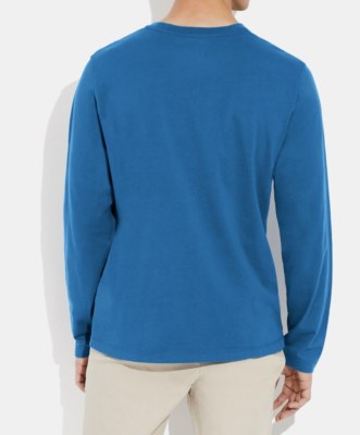 COACH◆Tシャツ/S/コットン/BLU/C6156 COACH(コーチ) / Tシャツ/S/コットン/BLU/C6156 | 古着の販売