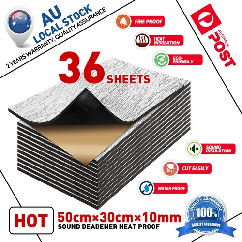 Sound Deadener Car Insulation Mat Heat Shield Noise Adhesive Foam High Quality - Picture 26 of 39
