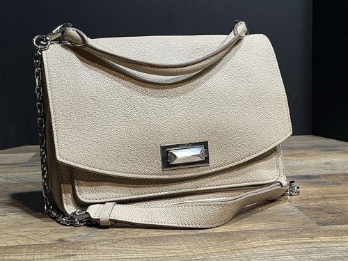 Max Mara hellbraune 3-Wege-Clutch-Geldbörse aus Leder ..sehr süß - Bild 15 von 15