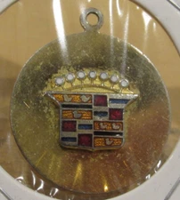 Vintage Cadillac Motor Inn Co. Albert Lea, MN Keychain Medal Fob Token Minnesota