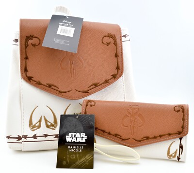Star Wars Mandalorian Danielle Nicole Dani Mini Backpack + Wallet