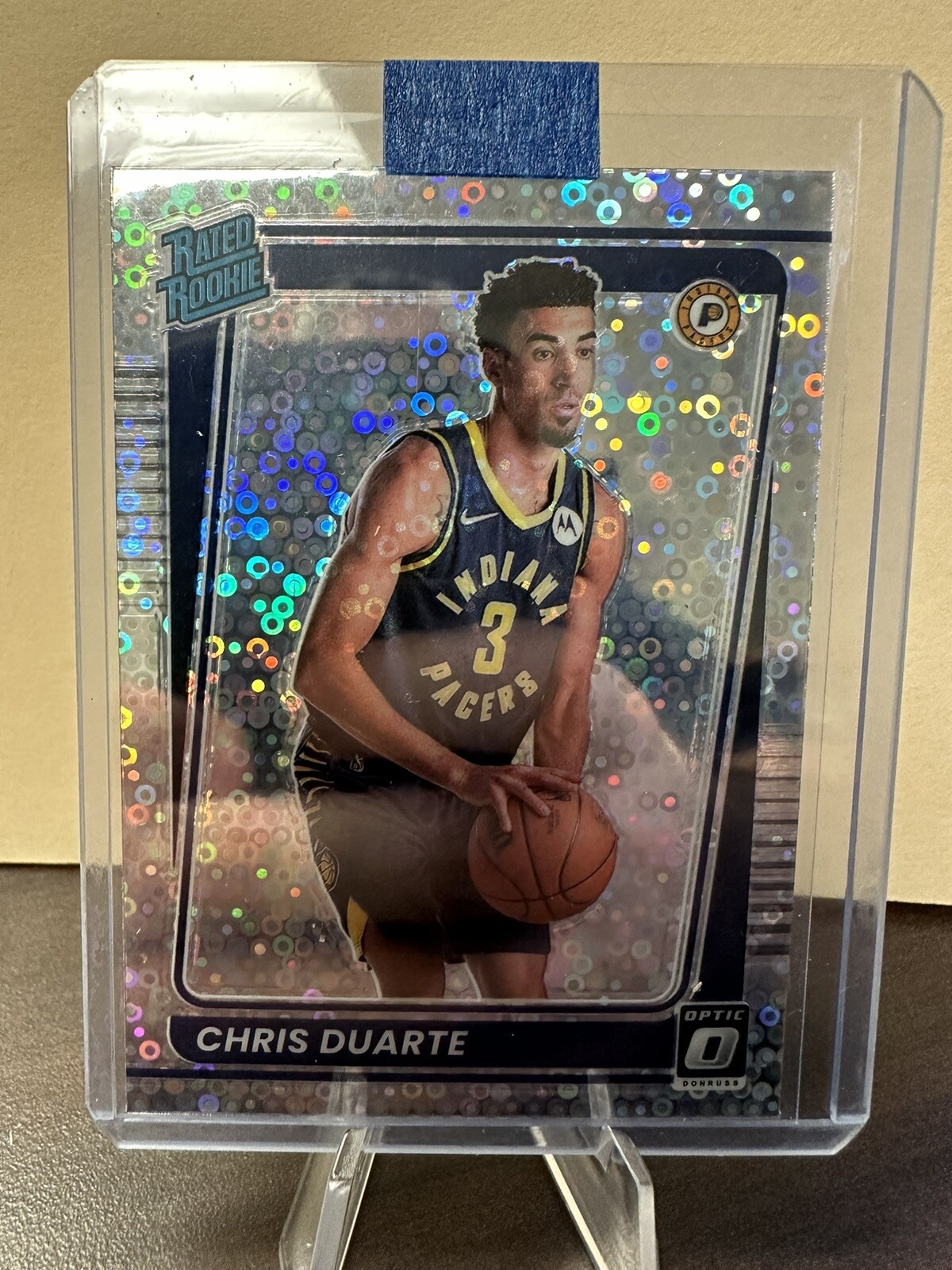 2021-22 Donruss Optic Fastbreak Silver Chris Duarte Pacers RC #173