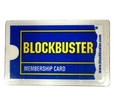 Vtg EXTREMELY RARE BLOCKBUSTER VIDEO LAMINATED MEMBERSHIP CARD 1998 GEORGIA