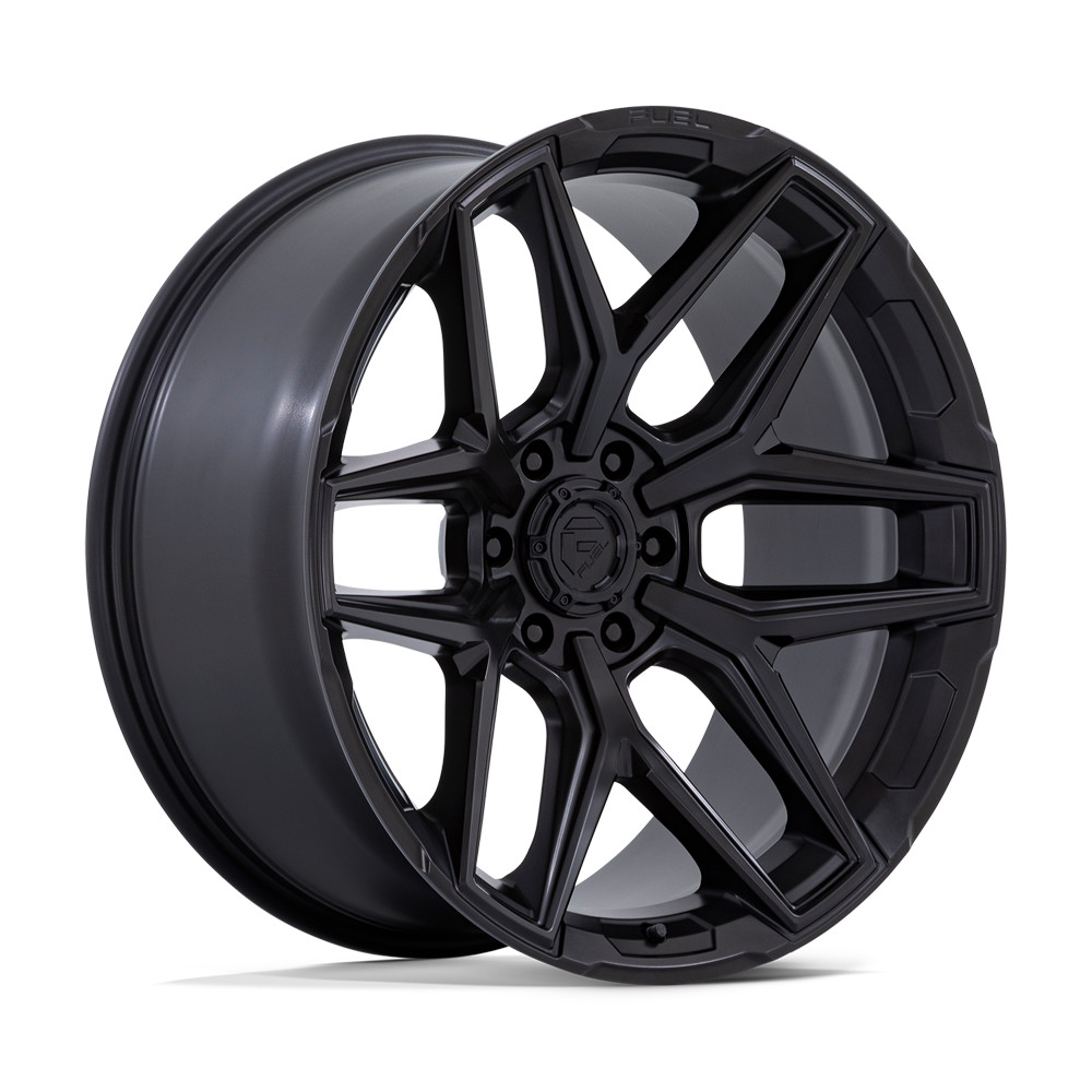 Image of 4 22 Inch Black Wheels Rims Ford F150 Truck Fuel Flux FC854 MX 22x10 -18mm 6x135