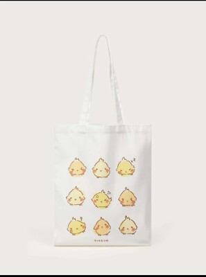 SHEIN Cartoon Graphic Canvas Tote Bag