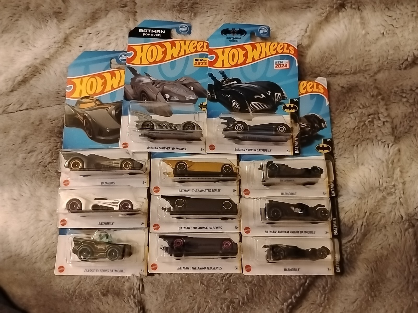 Hot Wheels Batman Batmobile Lot Of 11 Assorted Cars