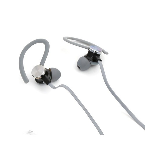 PLATINET Bluetooth Sport-Ohrhörer mit Mikrofon + Armband für Smartphone - grau - Photo 4/4